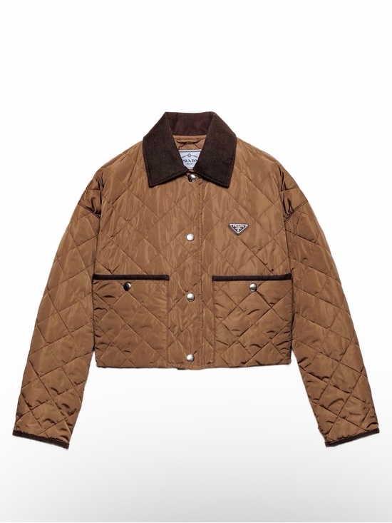 Prada Jackets & Blazers - Prada Light Re-Nylon Cropped Jacket